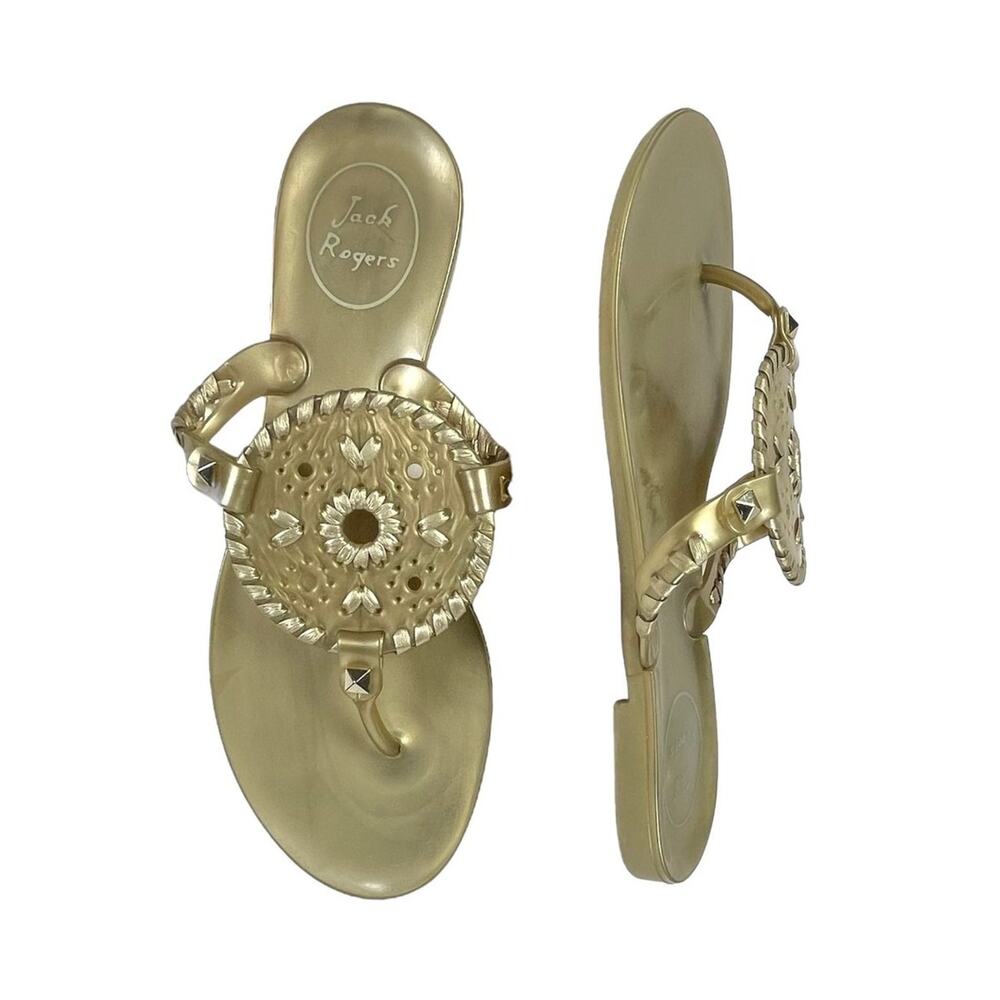 Jack Rogers Georgica Jelly Sandal Gold